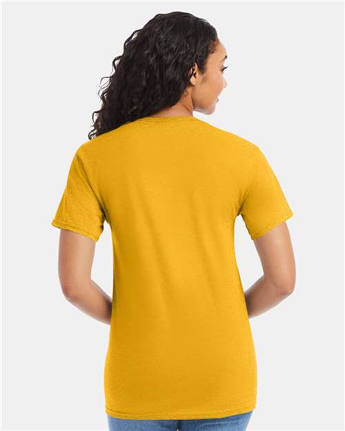 Hanes 5280 Essential-T T-Shirt - Gold - model back
