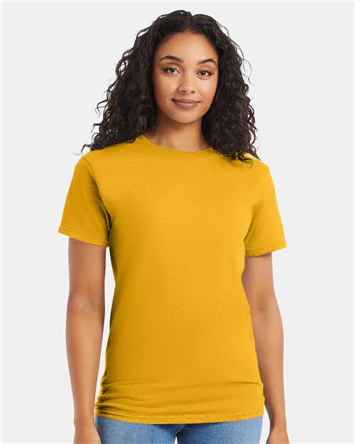 Hanes 5280 Essential-T T-Shirt - Gold - model front