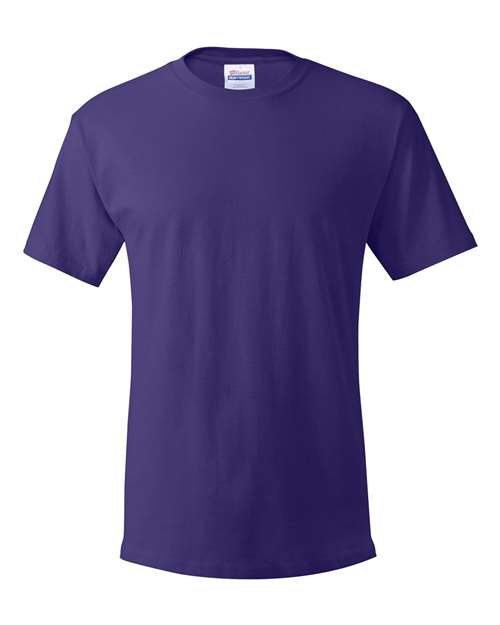Hanes 5280 Essential-T T-Shirt - Purple - flat front