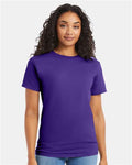 Hanes 5280 Essential-T T-Shirt - Purple - model front
