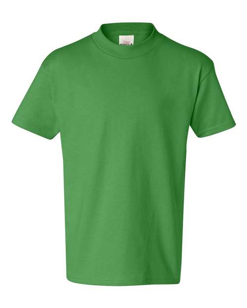 Hanes 5450 Youth Authentic T-Shirt - Shamrock Green - front