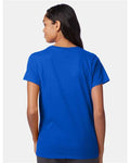 Hanes SL04 Women's Perfect-T T-Shirt - Deep Royal - model back