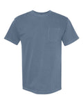 Comfort Colors 6030 Unisex Garment-Dyed Heavyweight Pocket T-Shirt - Blue Jean - front