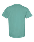 Comfort Colors 6030 Unisex Garment-Dyed Heavyweight Pocket T-Shirt - Seafoam - back