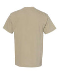 Comfort Colors 6030 Unisex Garment-Dyed Heavyweight Pocket T-Shirt - Khaki - back