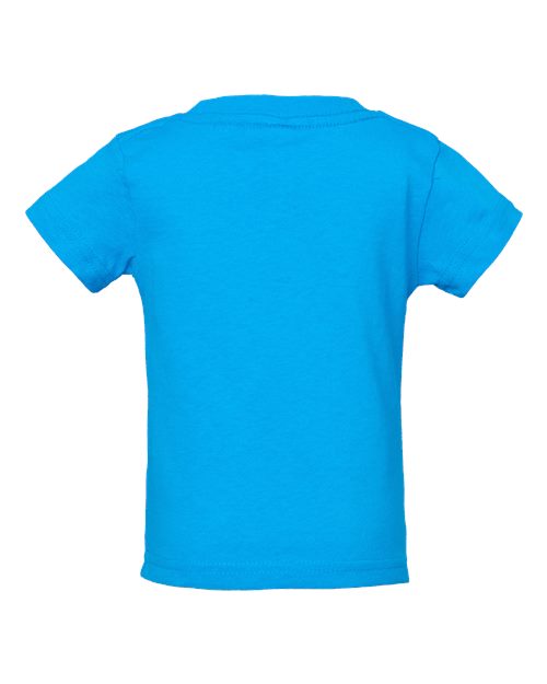 Rabbit Skins 3401 Infant Cotton Jersey Tee - Turquoise - back