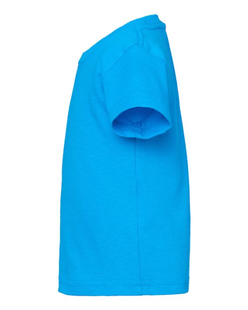 Rabbit Skins 3401 Infant Cotton Jersey Tee - Turquoise - side