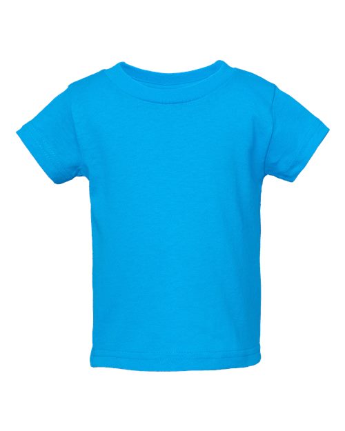 Rabbit Skins 3401 Infant Cotton Jersey Tee - Turquoise - front