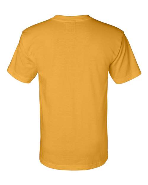 Bayside 2905 Unisex Union-Made T-Shirt - Gold - back