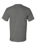 Bayside 5100 Unisex USA-Made Heavyweight T-Shirt - Charcoal - back