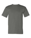 Bayside 5100 Unisex USA-Made Heavyweight T-Shirt - Charcoal - front