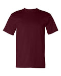 Bayside 5100 Unisex USA-Made Heavyweight T-Shirt - Burgundy - front