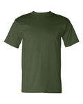 Bayside 5100 Unisex USA-Made Heavyweight T-Shirt - Army - front