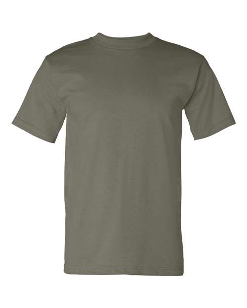 Bayside 5100 Unisex USA-Made Heavyweight T-Shirt - Safari - front