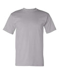 Bayside 5100 Unisex USA-Made Heavyweight T-Shirt - Silver - front