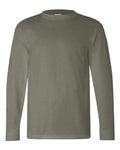 Bayside 6100 Unisex USA-Made Long Sleeve T-Shirt - Safari - front