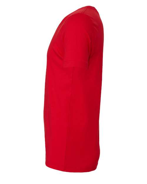Bella+Canvas 3001 Unisex Jersey Short Sleeve Tee - Red - side