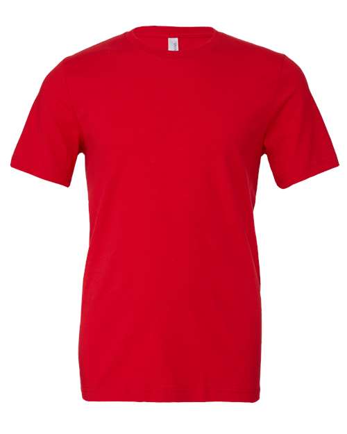 Bella+Canvas 3001 Unisex Jersey Short Sleeve Tee - Red - front