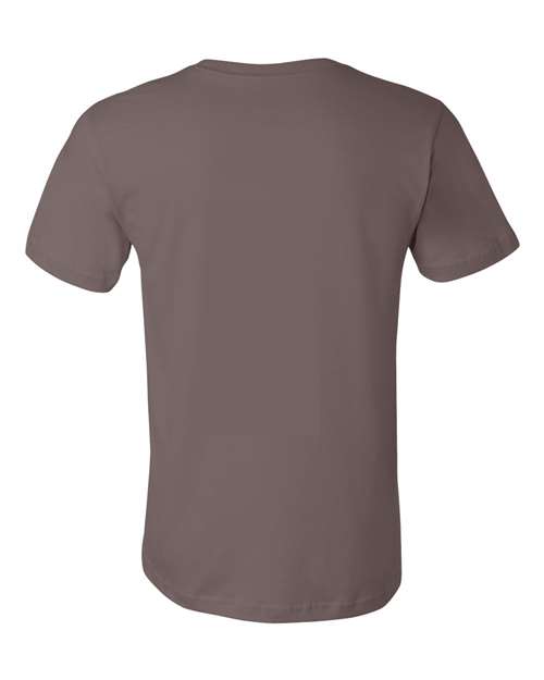 Bella+Canvas 3001 Unisex Jersey Short Sleeve Tee - Pebble Brown - back