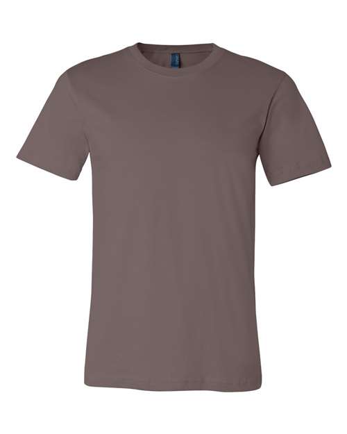 Bella+Canvas 3001 Unisex Jersey Short Sleeve Tee - Pebble Brown - front