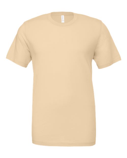 Bella+Canvas BC3001 Unisex Jersey Short Sleeve Tee - Soft Cream - front
