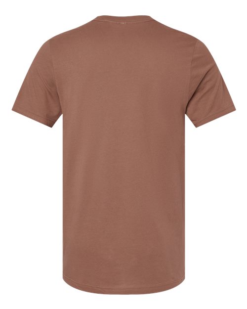 Bella+Canvas 3001 Unisex Jersey Short Sleeve Tee - Chestnut - back