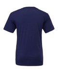 Bella+Canvas 3413 Unisex Triblend Short Sleeve Tee - Navy Triblend - back