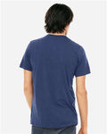 Bella+Canvas 3413 Unisex Triblend Short Sleeve Tee - Navy Triblend - model back