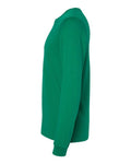 Bella+Canvas 3501 Unisex Jersey Long Sleeve Tee - Kelly - side