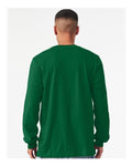 Bella+Canvas 3501 Unisex Jersey Long Sleeve Tee - Kelly - model back