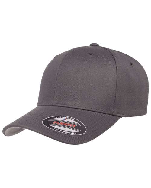 Flexfit 6477 Wool-Blend Cap - Grey - front
