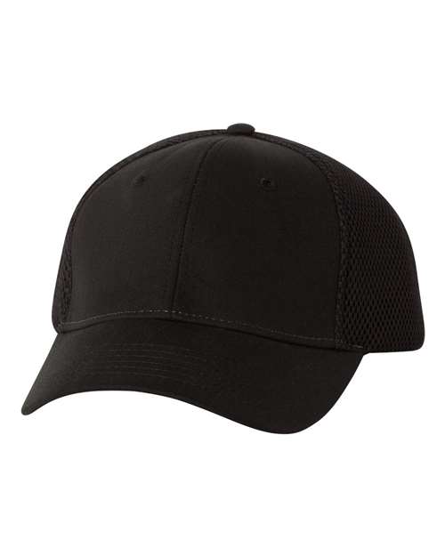 Valucap 3200 Spacer Mesh-Back Cap - Black - front