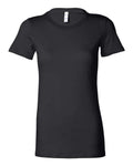 Bella + Canvas 6004 Women's Slim Fit Tee - Black - front