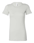 Bella + Canvas 6004 Women's Slim Fit Tee - White - front