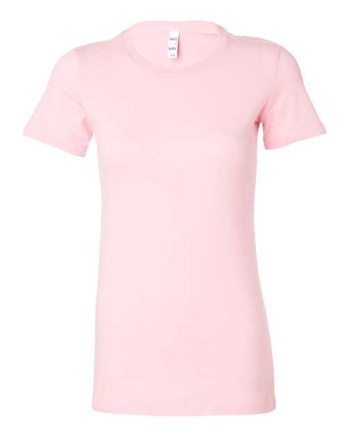 Bella + Canvas 6004 Women's Slim Fit Tee - Pink - front
