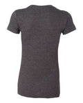 Bella + Canvas 6004 Women's Slim Fit Tee - Dark Grey Heather - back