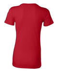 Bella + Canvas 6004 Women's Slim Fit Tee - Red - back