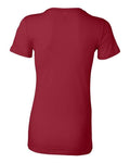Bella + Canvas 6004 Women's Slim Fit Tee - Cardinal - back