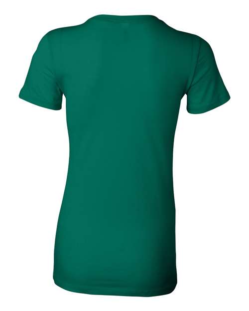 Bella + Canvas 6004 Women's Slim Fit Tee - Kelly - back
