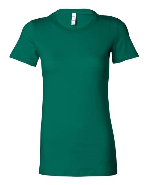 Bella + Canvas 6004 Women's Slim Fit Tee - Kelly - front