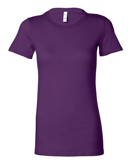 Bella + Canvas 6004 Women's Slim Fit Tee - Team Purple - front