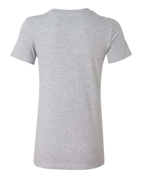 Bella + Canvas 6004 Women's Slim Fit Tee - Athletic Heather - back