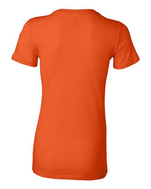 Bella + Canvas 6004 Women's Slim Fit Tee - Orange - back