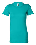 Bella + Canvas 6004 Women's Slim Fit Tee - Teal - front