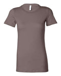 Bella + Canvas 6004 Women's Slim Fit Tee - Pebble Brown - front
