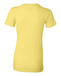 Bella + Canvas 6004 Women's Slim Fit Tee - Yellow - back