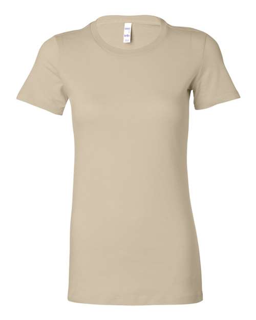 Bella + Canvas 6004 Women's Slim Fit Tee - Soft Cream - front