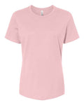 BELLA + CANVAS 6400 Women’s Relaxed Jersey Tee - Pink - front