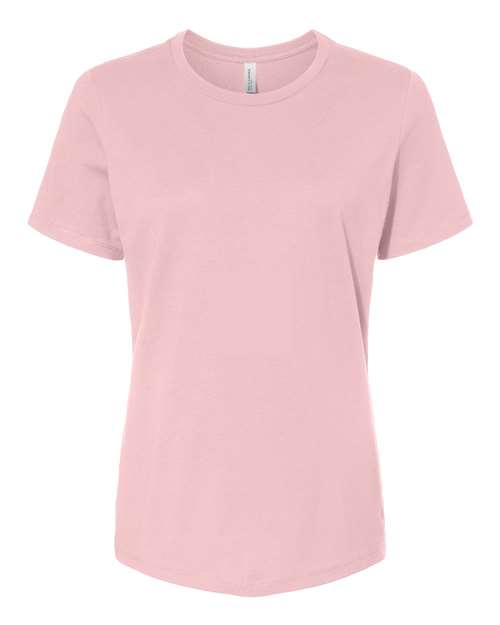 BELLA + CANVAS 6400 Women’s Relaxed Jersey Tee - Pink - front