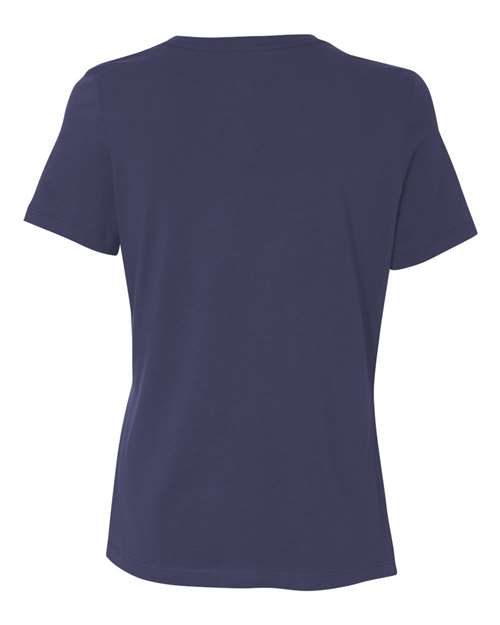 BELLA + CANVAS 6400 Women’s Relaxed Jersey Tee - Navy - back